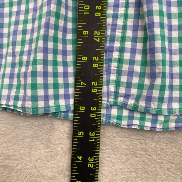 Old Navy Mens Shirts XXL Lot Of Two Blue & Green Classic Fit Gingham Button-Down - Picture 5 of 8